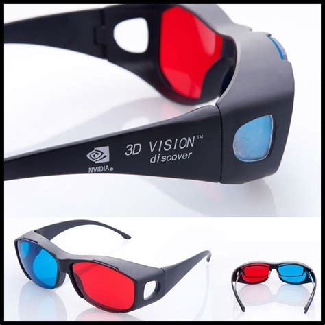 2014 Universal Type 3d Glasses Color Red Blue Cyan 3d Glasses Anaglyph 3d Plastic Glasses In 3d