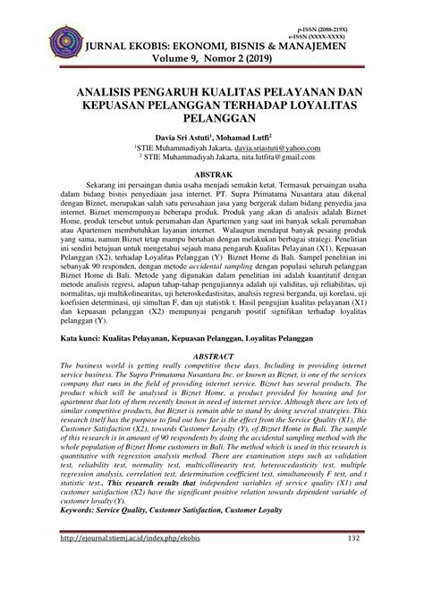 PDF Jurnal Kualitas Pelayanan Pdf