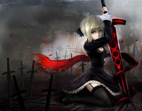 Women Anime Saber Alter Fate Series Sexy Anime Wallpapers Hd Desktop And Mobile Backgrounds
