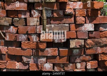 Texture Of The Old Masonry Walls Made Of Natural Stones And Bricks Stock Photo Alamy