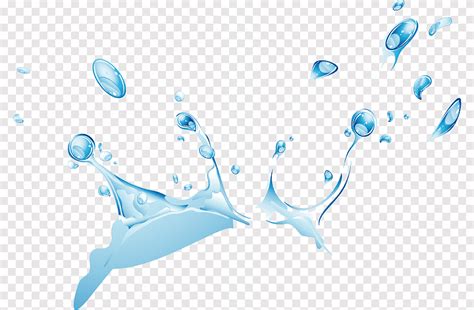 Water Splash Cool Match 3 Graphic Design Drops Material Blue Angle