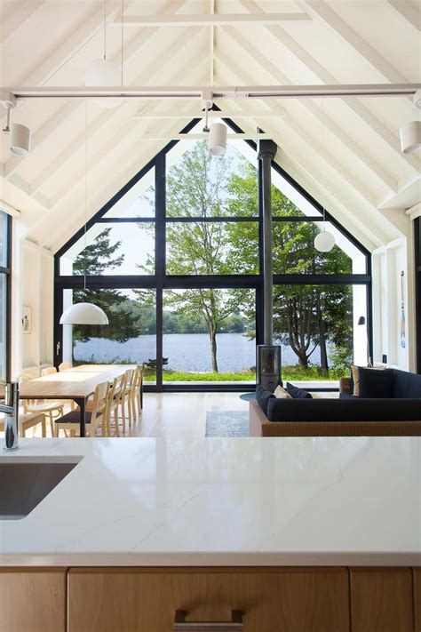 Picture Perfect Lake Cottage With A Touch Of Modern Outside Of Montreal