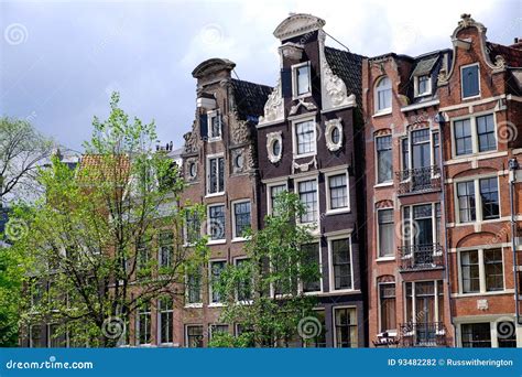 3 Dutch Houses Stock Photo Image Of Gable Window Amsterdam 93482282