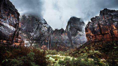 Explore › backgrounds › desktop › 4k. Zion Waterfall 4k, HD Nature, 4k Wallpapers, Images ...