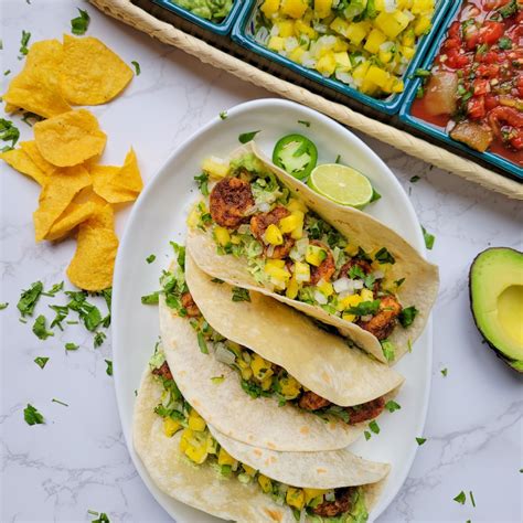 Shrimp Tacos With Pineapple Salsa And Cilantro Lime Slaw Summers Bites
