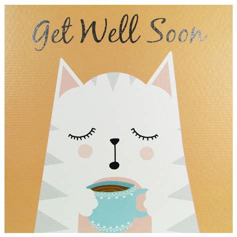 Check spelling or type a new query. Really Good Get Well Soon Cat Card | Bluewater | £2.75