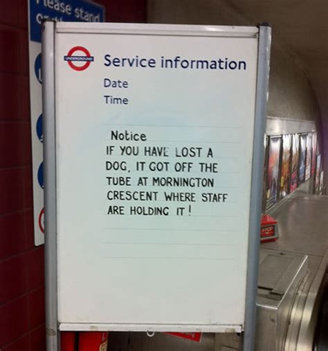 These London Underground Messages Make Commuting Infinitely More Fun