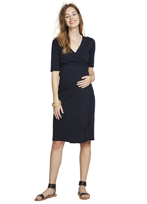 Naomi Wrap Dress Chic Comfortable Maternity Dress Hatch Collection