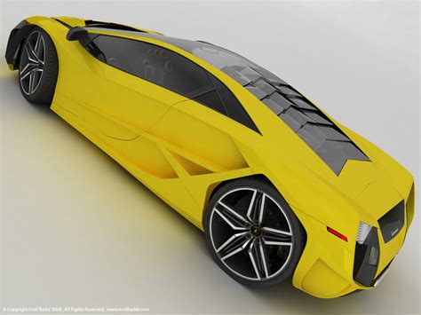 Super Sport Cars 2012 Sporty Futuristic Lamborghini X Concept By Emil