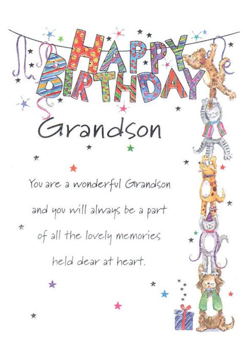 Free Printable Birthday Cards Grandson