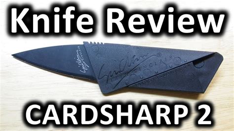 Product Review Cardsharp 2 Credit Card Folding Safety Knife Unboxing