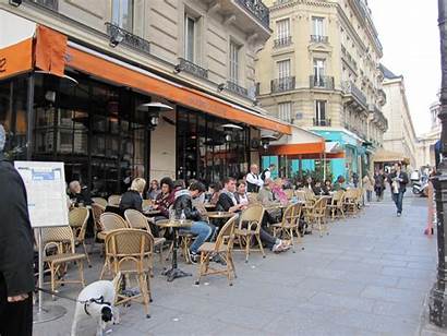 Cafe Paris Street Streets Cafes Parisians Sit