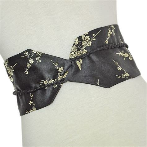 Japanese Belt Obi Belt Women Vintage Floral Printed Yukata Sash Tie