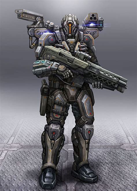 Cyborg Soldier Cyborgs Soldier Soldier Armor Concept