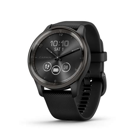 Vívomove Trend Analog Smartwatch Black Wearables Garmin Malaysia