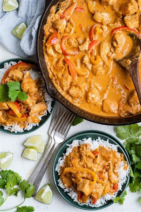 Thai Coconut Chicken Curry Recipe My Heavenly Recipes
