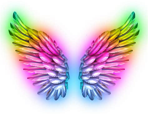 asas coloridas neon png unicorn topper wings png 2 clipart unicorn wings nicki minaj
