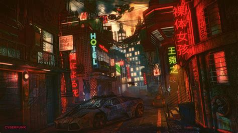 Anime Cyber City 4k Wallpapers Wallpaper Cave