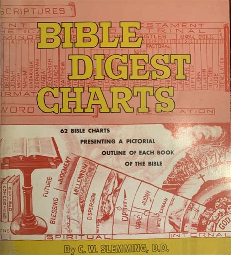 Bible Digest Charts 62 Bible Charts Presenting A Pictorial Outline Of