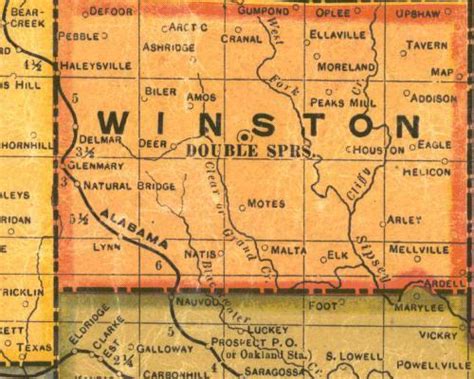 Maps Of Winston County