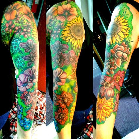 Flower Tattoo Sleeve The Latest Trend In 2023