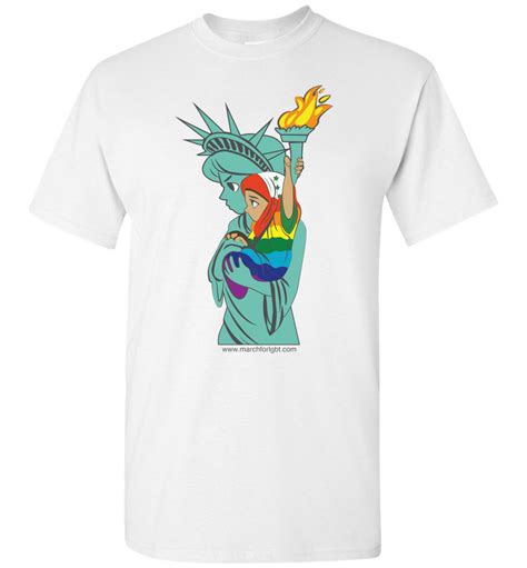 Liberty For Lgbt T Shirt March For Lgbtq