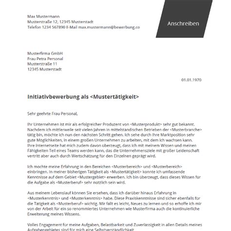 Ich bin frustriert zu ihnen gekommen und ihre hilfe hat alles umgedreht. Vorlage / Muster: Anschreiben professionell ...