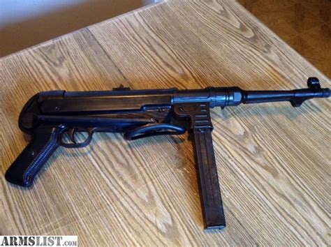 Armslist For Saletrade Replica German Mp40 Submachine Gun