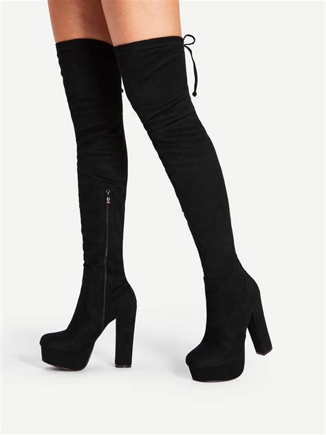 tie back side zipper platform boots boots outfit fashion boots boots