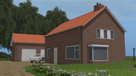 House With Garage Fs17 Farming Simulator 17 2017 Mod