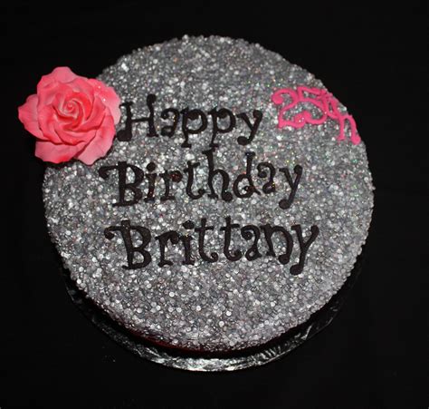 Glitter Birthday Cake