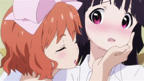 Anime Girl Anime Kiss Gif Wifflegif Vrogue Co