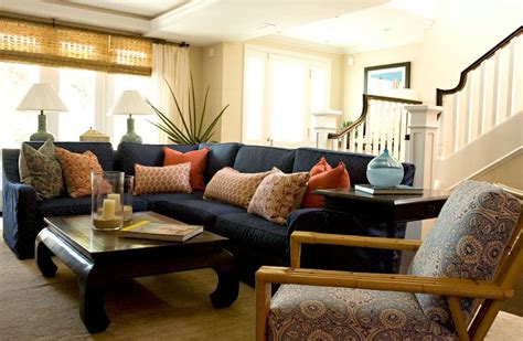 Navy Blue Sectional Sofa - Ideas on Foter