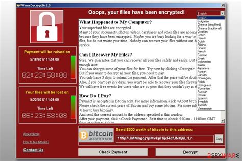 Ancaman serangan 'ransomware wannacry' di malaysia masih terkawal dan tidak membimbangkan seperti di beberapa negara lain. Remove WannaCry ransomware / virus (Removal Guide) - 2018 ...