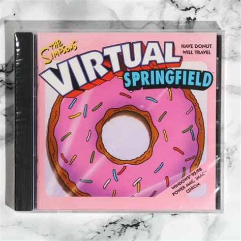 The Simpsons Virtual Springfield Pc Cd Rom 1997 1791 Picclick