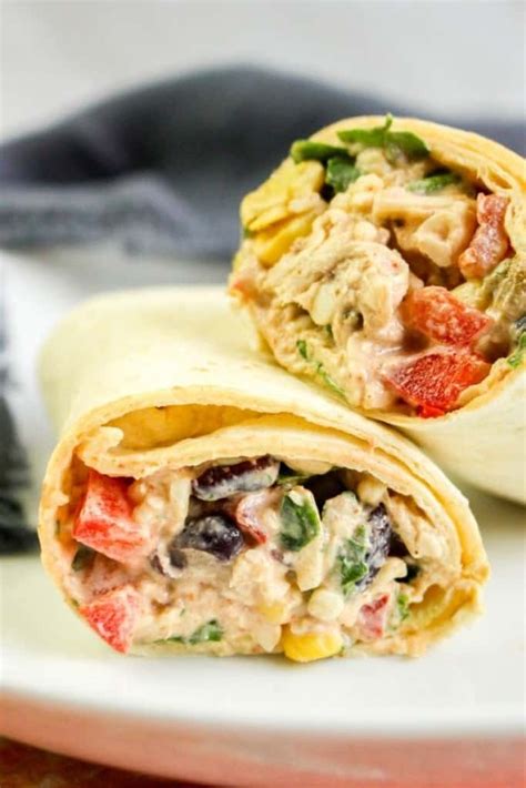 12 Easy Chicken Wraps Made With Leftover Chicken