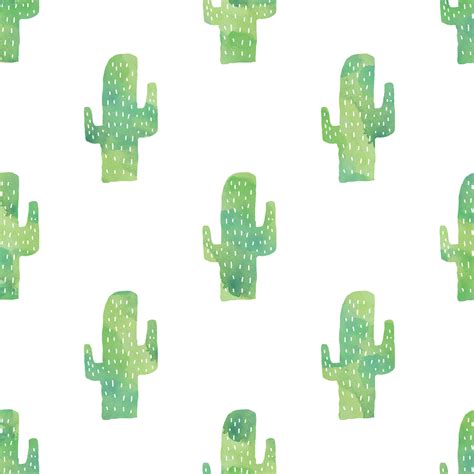 Watercolor Cactus Wallpaper Wallpapersafari