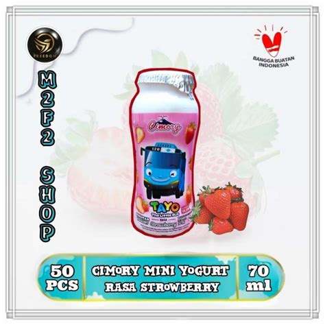 Promo Yogurt Cimory Drink Mini Stroberi Strawberry 70 Ml Kemasan