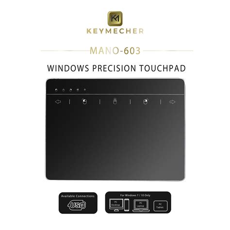 Keymecher Mano Multi Gesture Wired Trackpad For Windows 7 And Windows