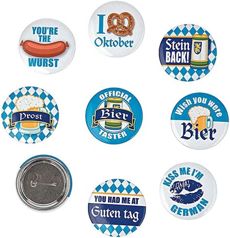 Oktoberfest Pinsbuttons 24 Pack Health And Personal Care