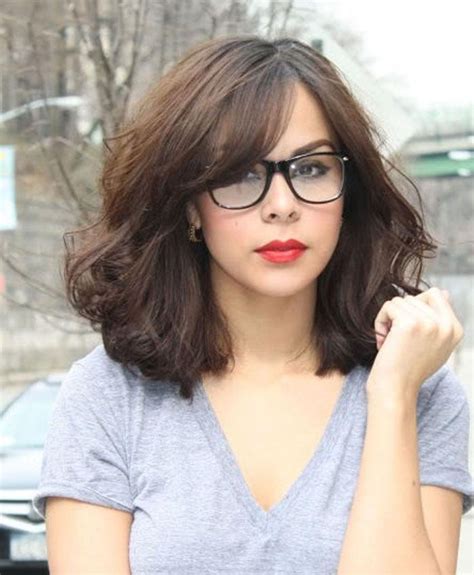 45 Hairstyles With Bangs And Glasses