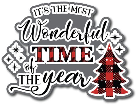 It S The Most Wonderful Time Of The Year Scrapbook Page Title Sticke Autumn S Crafty Corner