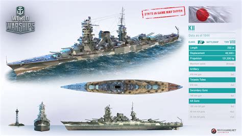 World Of Warships Ijn Kii Tier 8 Premium Battleship