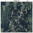 Aerial Photography Map of Tollette, AR Arkansas