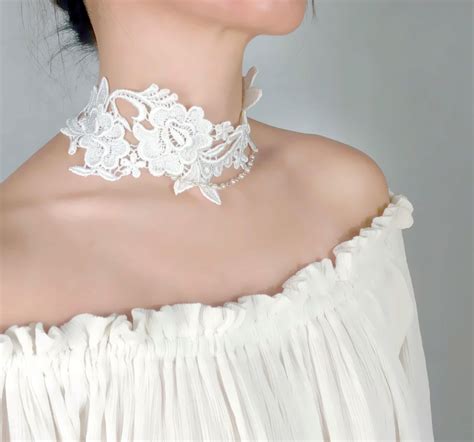 This Item Is Unavailable Etsy Lace Chokers Cotton Lace White Lace Choker