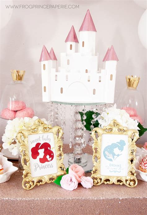 Disney Princess Baby Shower With The Cricut Maker Frog Prince Paperie