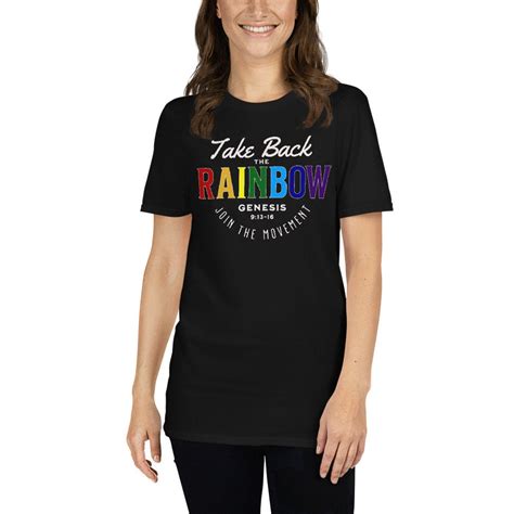 Take Back The Rainbow Unisex Christian T Shirt Christian Etsy