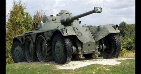 The Panhard Ebr French Postwar Armored Vehicle Heavily Armed