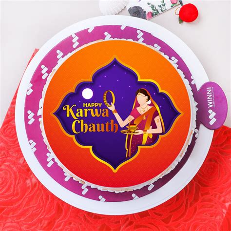 Shubh Karwa Chauth Cake Winni