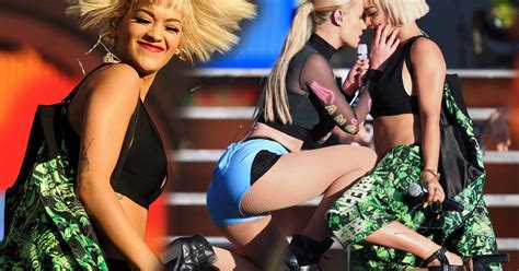 Rita Ora And Iggy Azalea Get Raunchy On Stage As They Tease Fans With